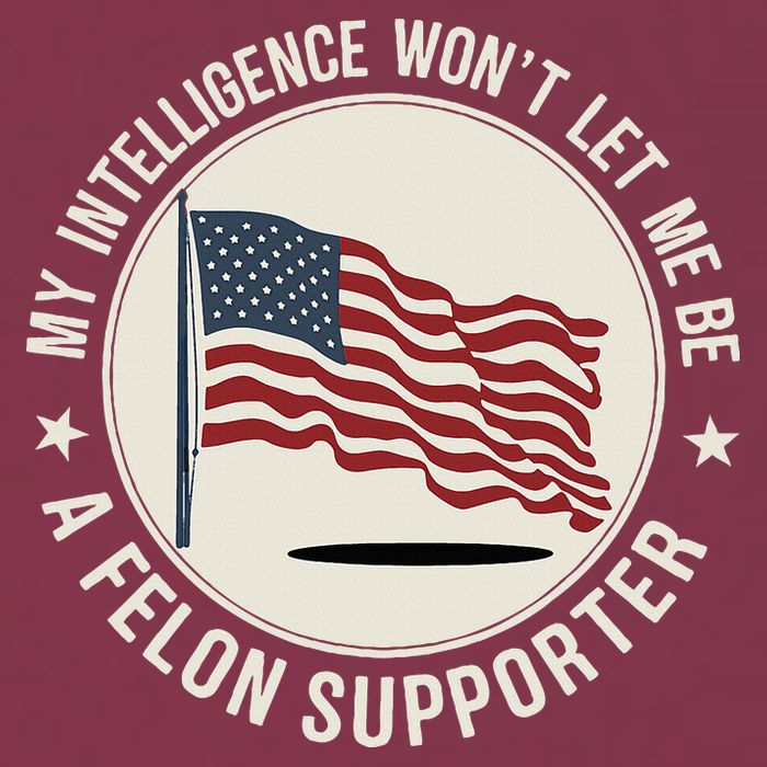 My Intelligence WonT Let Me Be A Felon Supporter 16oz Travel Tumbler