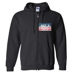 Made In Woodbury Connecticut Full Zip Hoodie