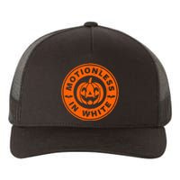 Motionlesses In White Pumpkin Scary Halloween Yupoong Adult 5-Panel Trucker Hat