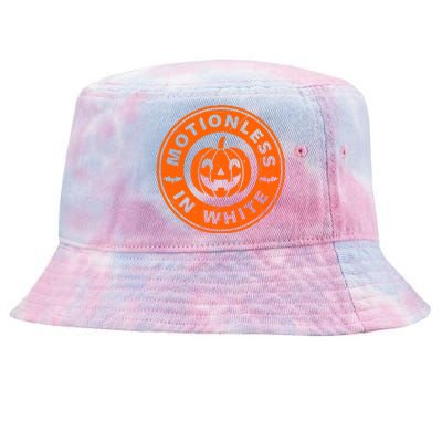 Motionlesses In White Pumpkin Scary Halloween Tie-Dyed Bucket Hat