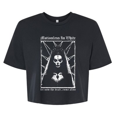 Motionless In White Let Now The Dead Come Alive Bella+Canvas Jersey Crop Tee