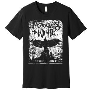 Motionless In White Reincarnate Crow Premium T-Shirt