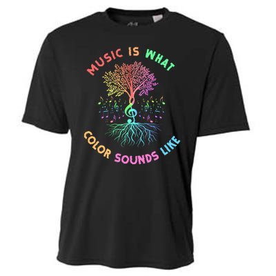 Music Is What Color Sounds Like Cooling Performance Crew T-Shirt