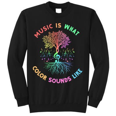 Music Is What Color Sounds Like Sweatshirt