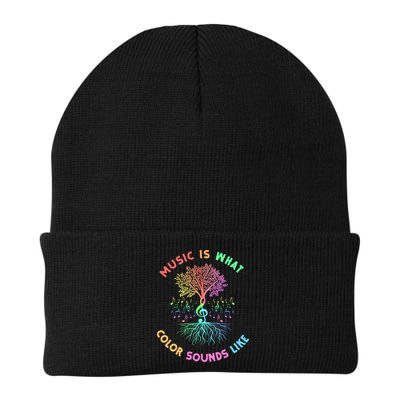 Music Is What Color Sounds Like Beanie