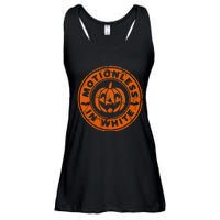 Motionlesses In White Pumpkin Scary Halloween Vintage Ladies Essential Flowy Tank