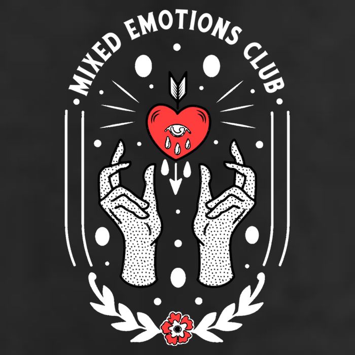 Mixed Emotions Club 7 Panel Mesh Trucker Snapback Hat