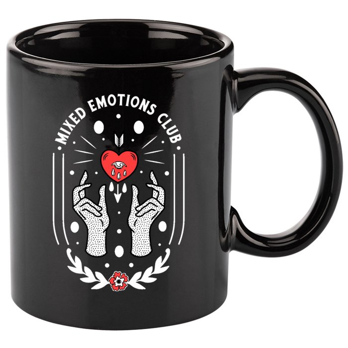 Mixed Emotions Club 11oz C Handle Ceramic Mug