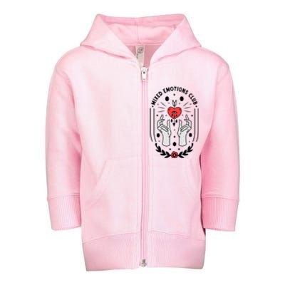 Mixed Emotions Club Toddler Zip Fleece Hoodie