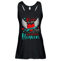 Mom ItS Your Birthday And Though You Are Not Here Ladies Essential Flowy Tank