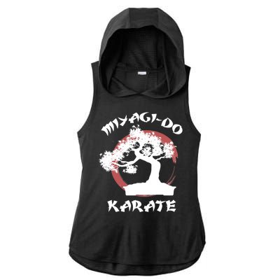 Miyagi-Do Karate Ladies PosiCharge Tri-Blend Wicking Draft Hoodie Tank