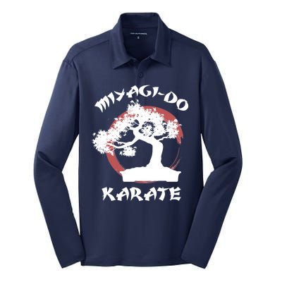 Miyagi-Do Karate Silk Touch Performance Long Sleeve Polo