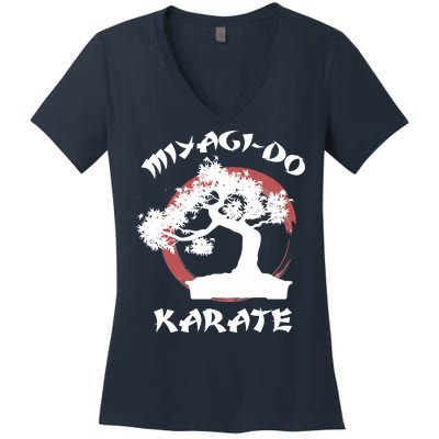 Miyagi-Do Karate Women's V-Neck T-Shirt