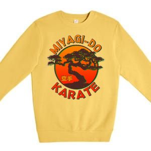 Miyagi-Do Karate Bonsai Tree Logo Premium Crewneck Sweatshirt