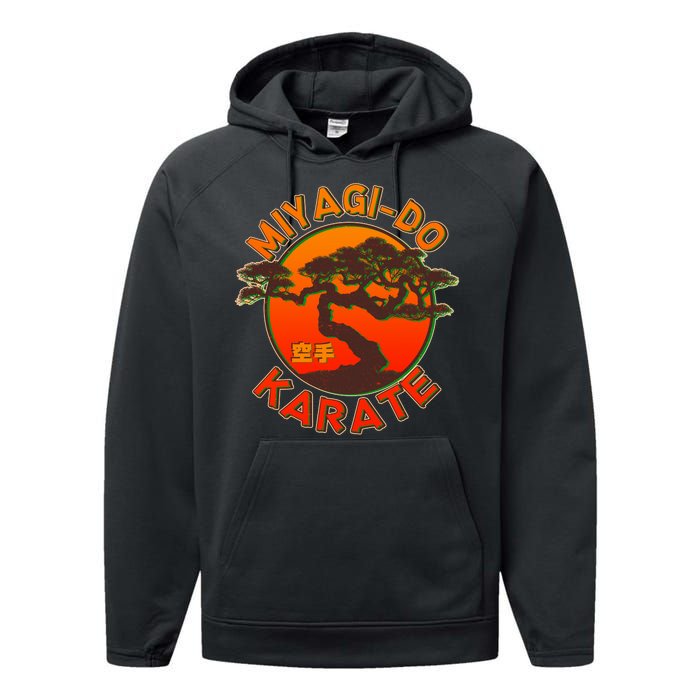 Miyagi-Do Karate Bonsai Tree Logo Performance Fleece Hoodie