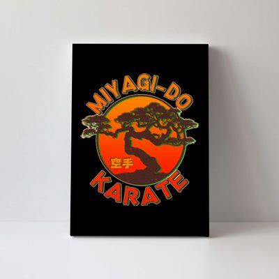 Miyagi-Do Karate Bonsai Tree Logo Canvas