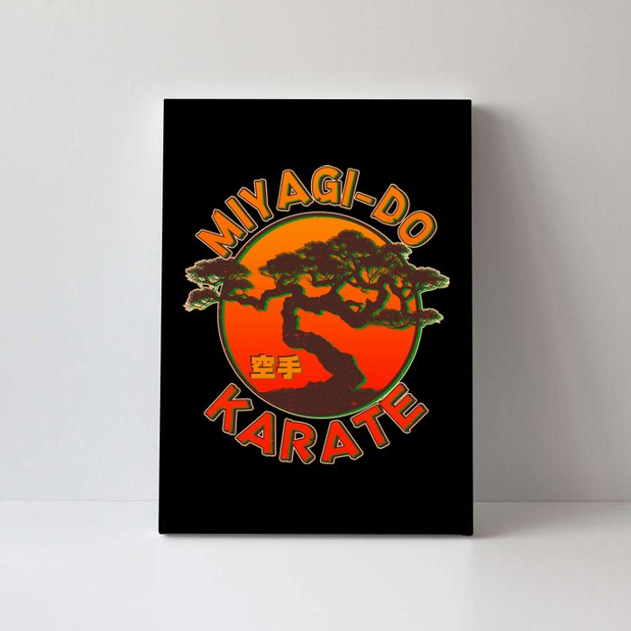 Miyagi-Do Karate Bonsai Tree Logo Canvas