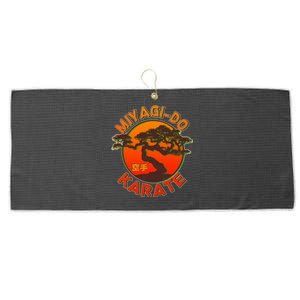 Miyagi-Do Karate Bonsai Tree Logo Large Microfiber Waffle Golf Towel