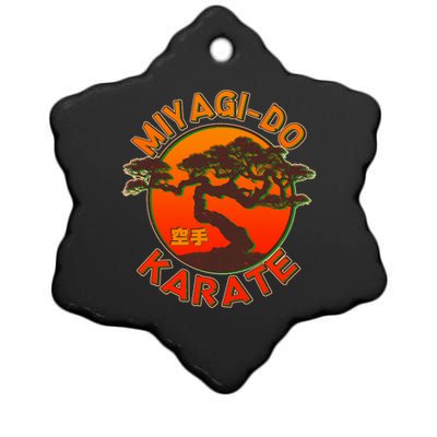 Miyagi-Do Karate Bonsai Tree Logo Ceramic Star Ornament