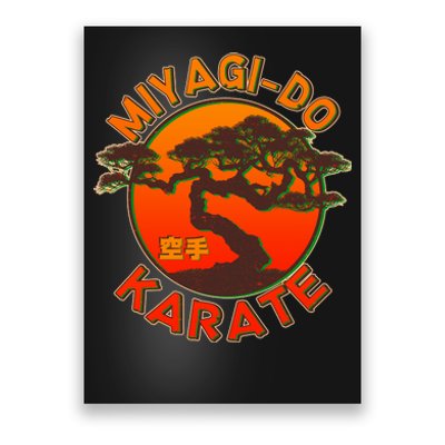 Miyagi-Do Karate Bonsai Tree Logo Poster