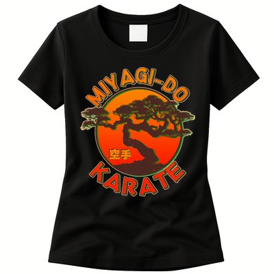 Miyagi-Do Karate Bonsai Tree Logo Womens T-Shirt