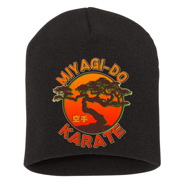 Miyagi-Do Karate Bonsai Tree Logo Short Acrylic Beanie