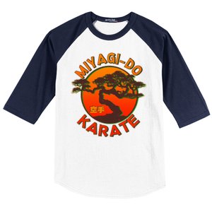 Miyagi-Do Karate Bonsai Tree Logo Baseball Sleeve Shirt