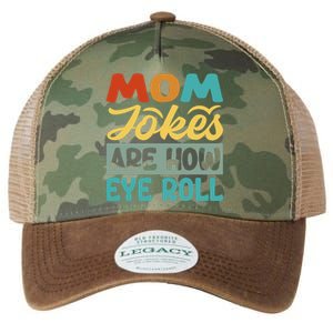 Mom Jokes Are How Eye Roll Legacy Tie Dye Trucker Hat