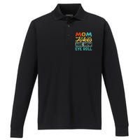 Mom Jokes Are How Eye Roll Performance Long Sleeve Polo