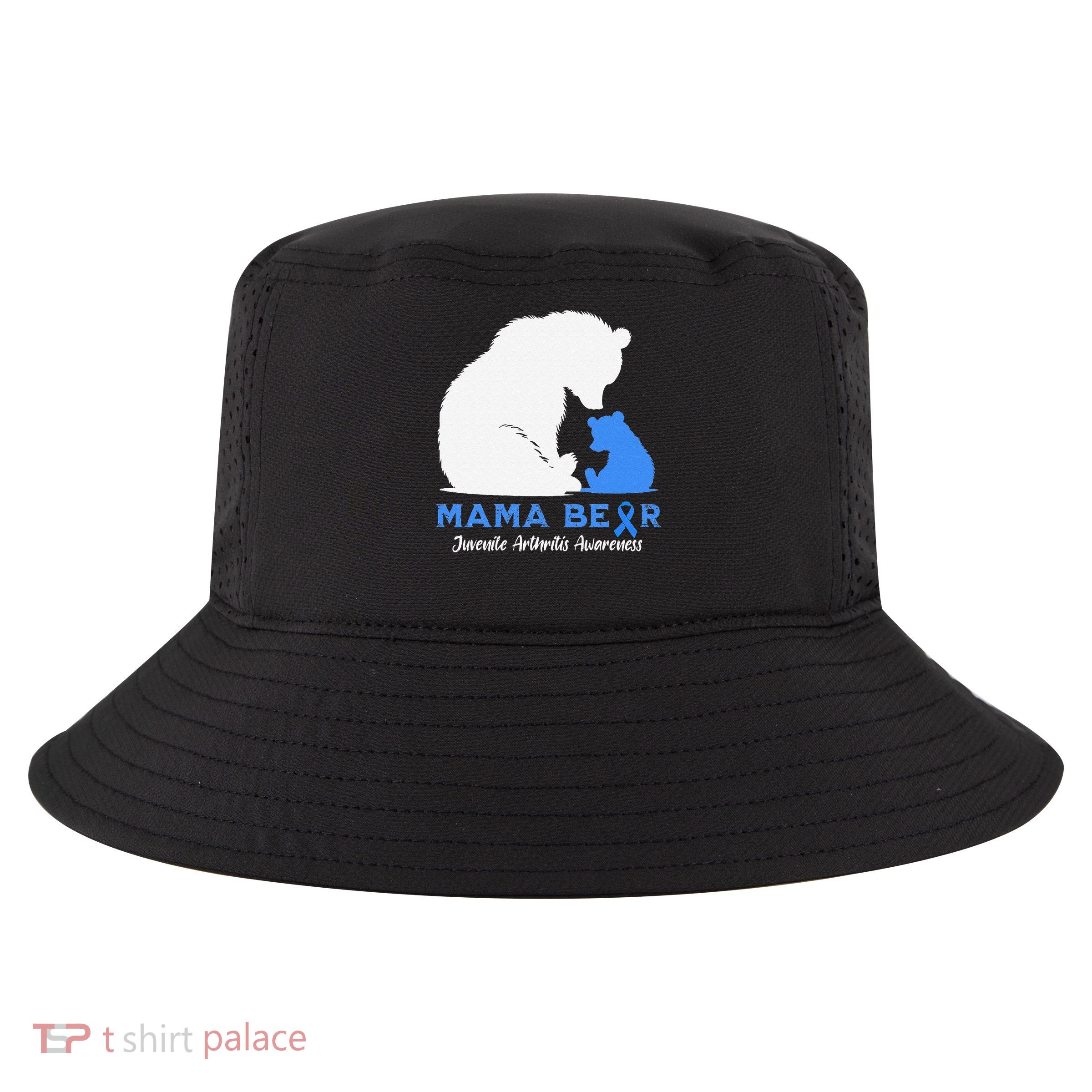 Mama-Bear Juvenile Arthritis Awareness Cool Comfort Performance Bucket Hat