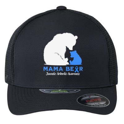 Mama-Bear Juvenile Arthritis Awareness Flexfit Unipanel Trucker Cap