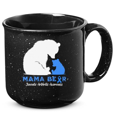 Mama-Bear Juvenile Arthritis Awareness 15oz Campfire Ceramic Mug