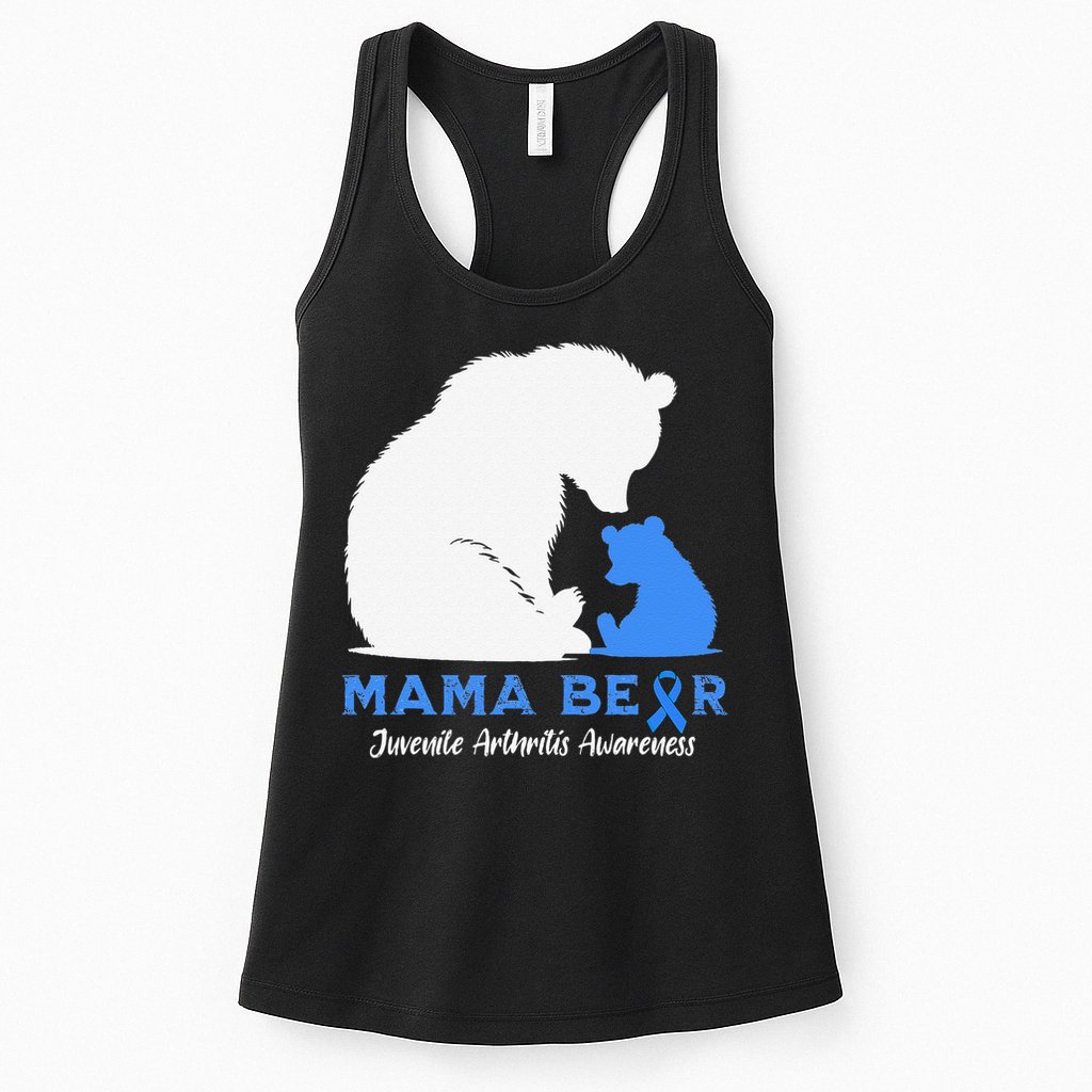 Mama-Bear Juvenile Arthritis Awareness Womens Tank Top