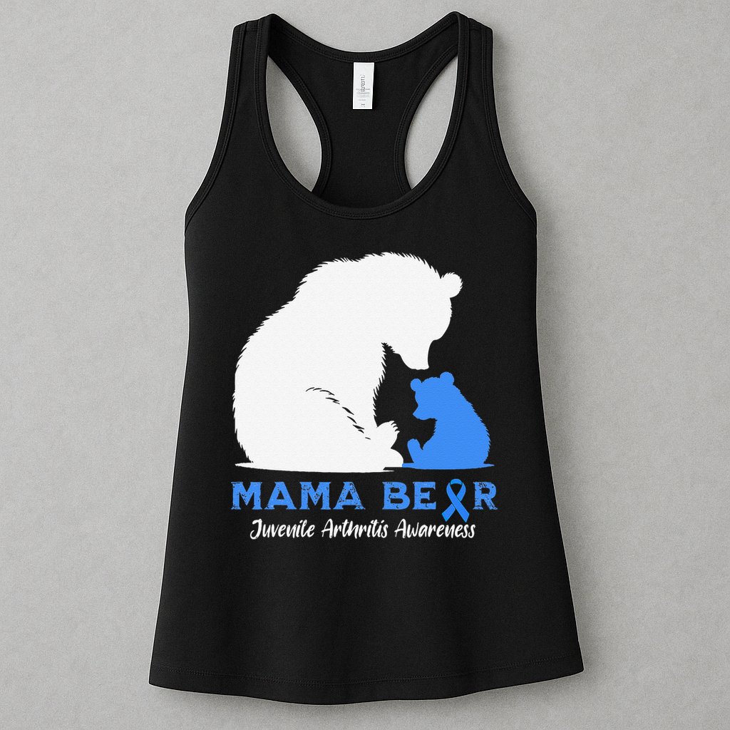 Mama-Bear Juvenile Arthritis Awareness Womens Tank Top