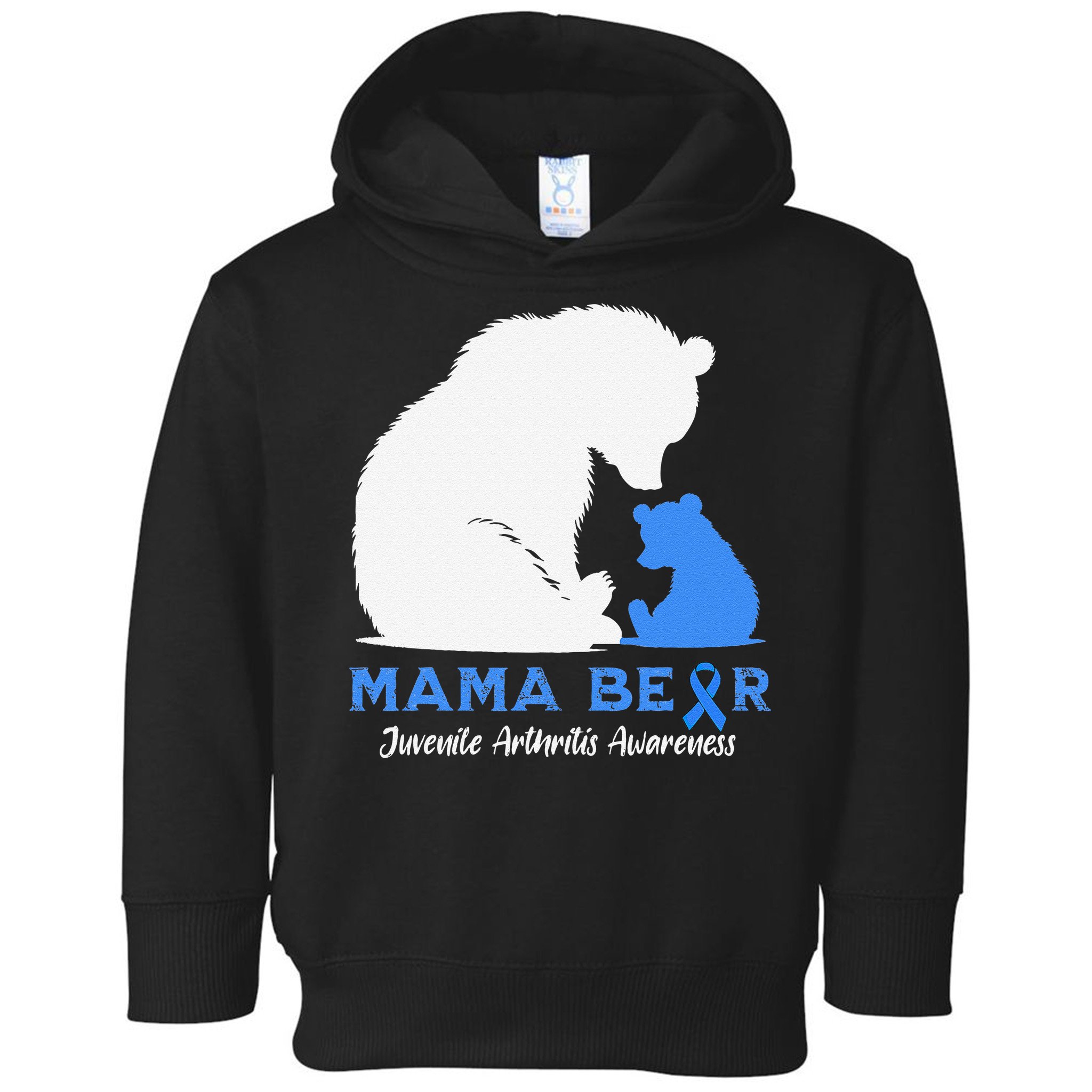 Mama-Bear Juvenile Arthritis Awareness Toddler Hoodie