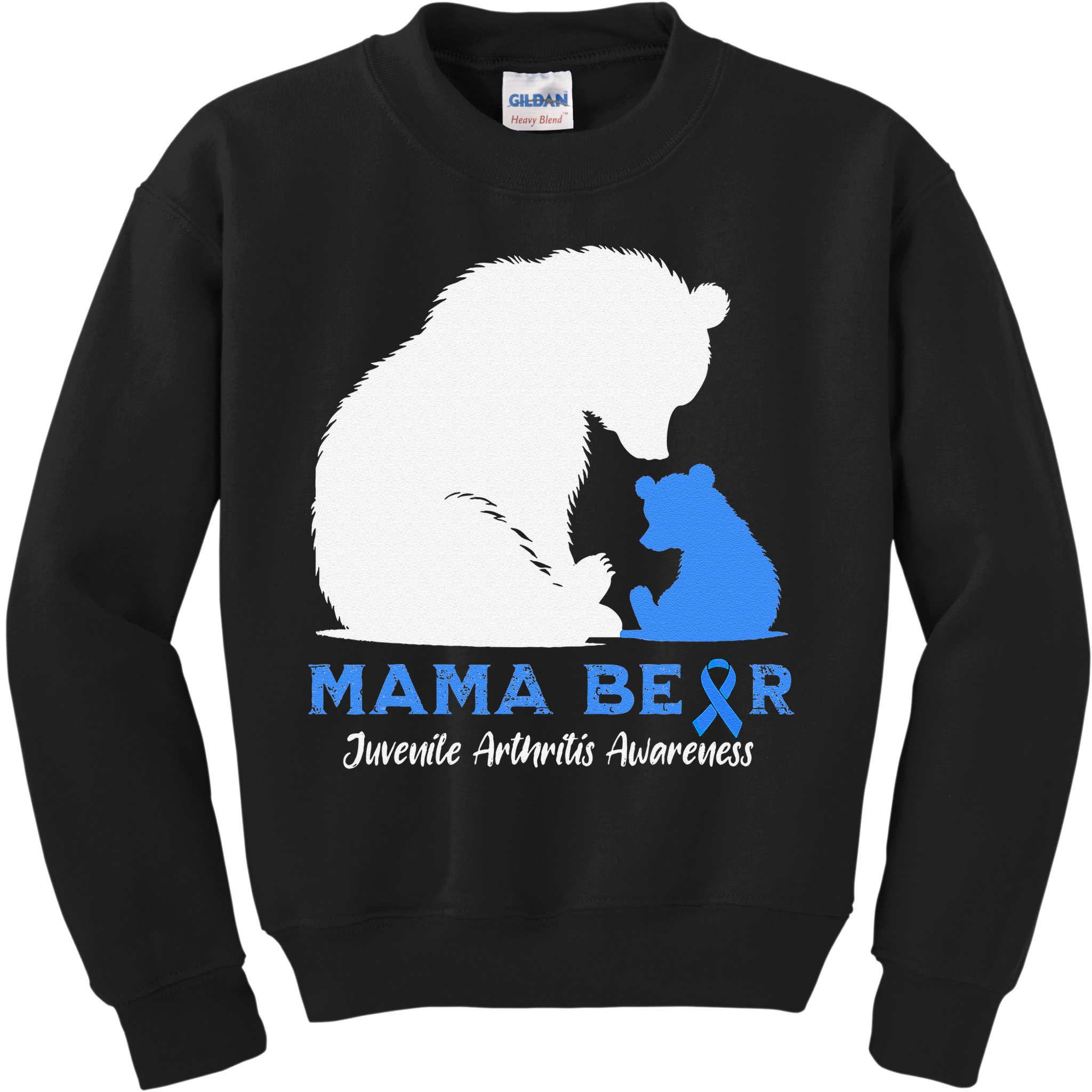 Mama-Bear Juvenile Arthritis Awareness Kids Sweatshirt