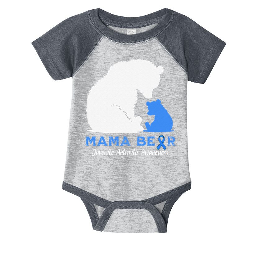 Mama-Bear Juvenile Arthritis Awareness Infant Baby Jersey Bodysuit