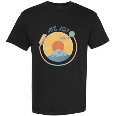 Mt Joy Artof The Record Caamp Lyrics Record Player Garment-Dyed Heavyweight T-Shirt