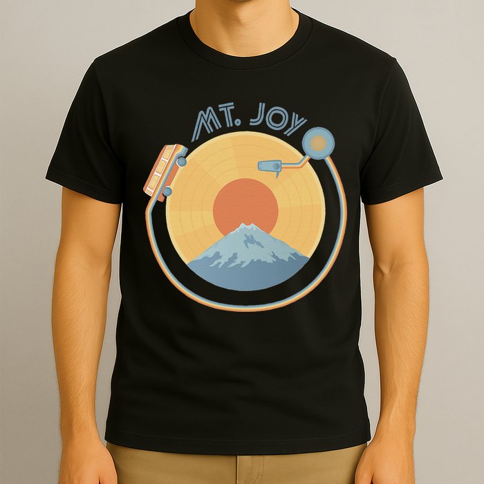Mt Joy Artof The Record Caamp Lyrics Record Player T-Shirt