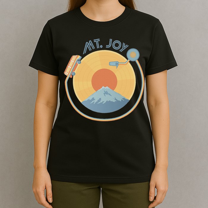 Mt Joy Artof The Record Caamp Lyrics Record Player T-Shirt