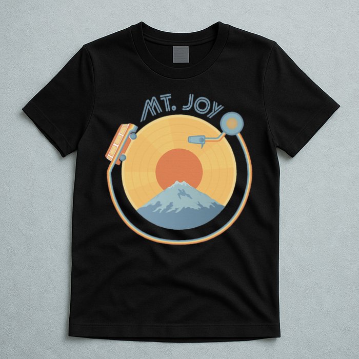 Mt Joy Artof The Record Caamp Lyrics Record Player T-Shirt
