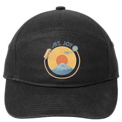 Mt Joy Artof The Record Caamp Lyrics Record Player 7-Panel Snapback Hat
