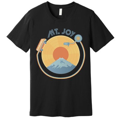 Mt Joy Artof The Record Caamp Lyrics Record Player Premium T-Shirt