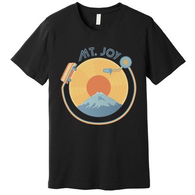 Mt Joy Artof The Record Caamp Lyrics Record Player Premium T-Shirt