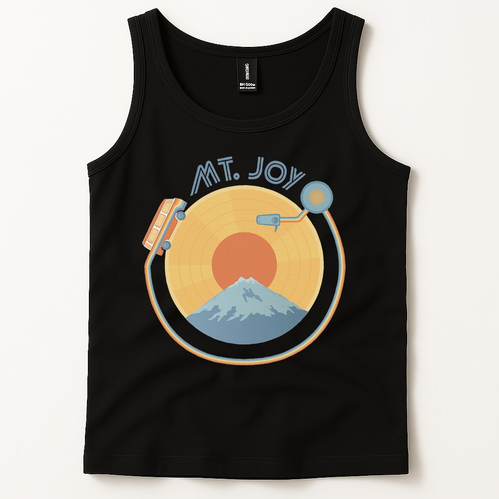 Mt Joy Artof The Record Caamp Lyrics Record Player Tank Top
