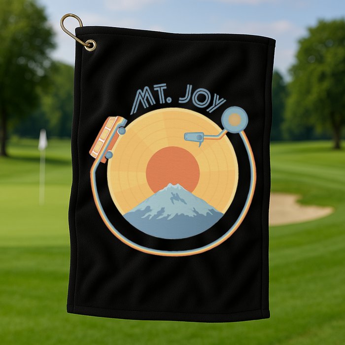 Mt Joy Artof The Record Caamp Lyrics Record Player Golf Towel