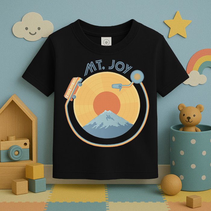 Mt Joy Artof The Record Caamp Lyrics Record Player Toddler T-Shirt