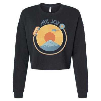Mt Joy Artof The Record Caamp Lyrics Record Player Cropped Pullover Crew