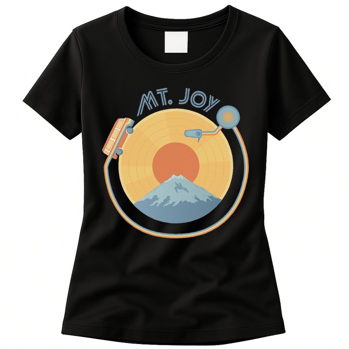 Mt Joy Artof The Record Caamp Lyrics Record Player Womens T-Shirt