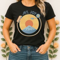 Mt Joy Artof The Record Caamp Lyrics Record Player Womens T-Shirt